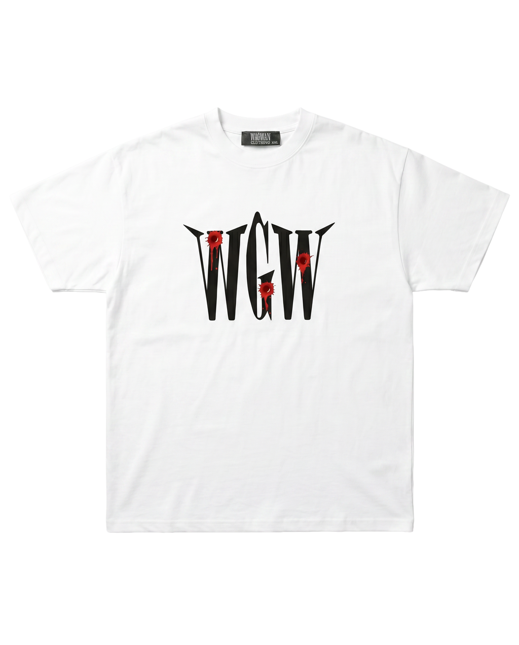 Oversize T-Shirt White „Fallen Angel“