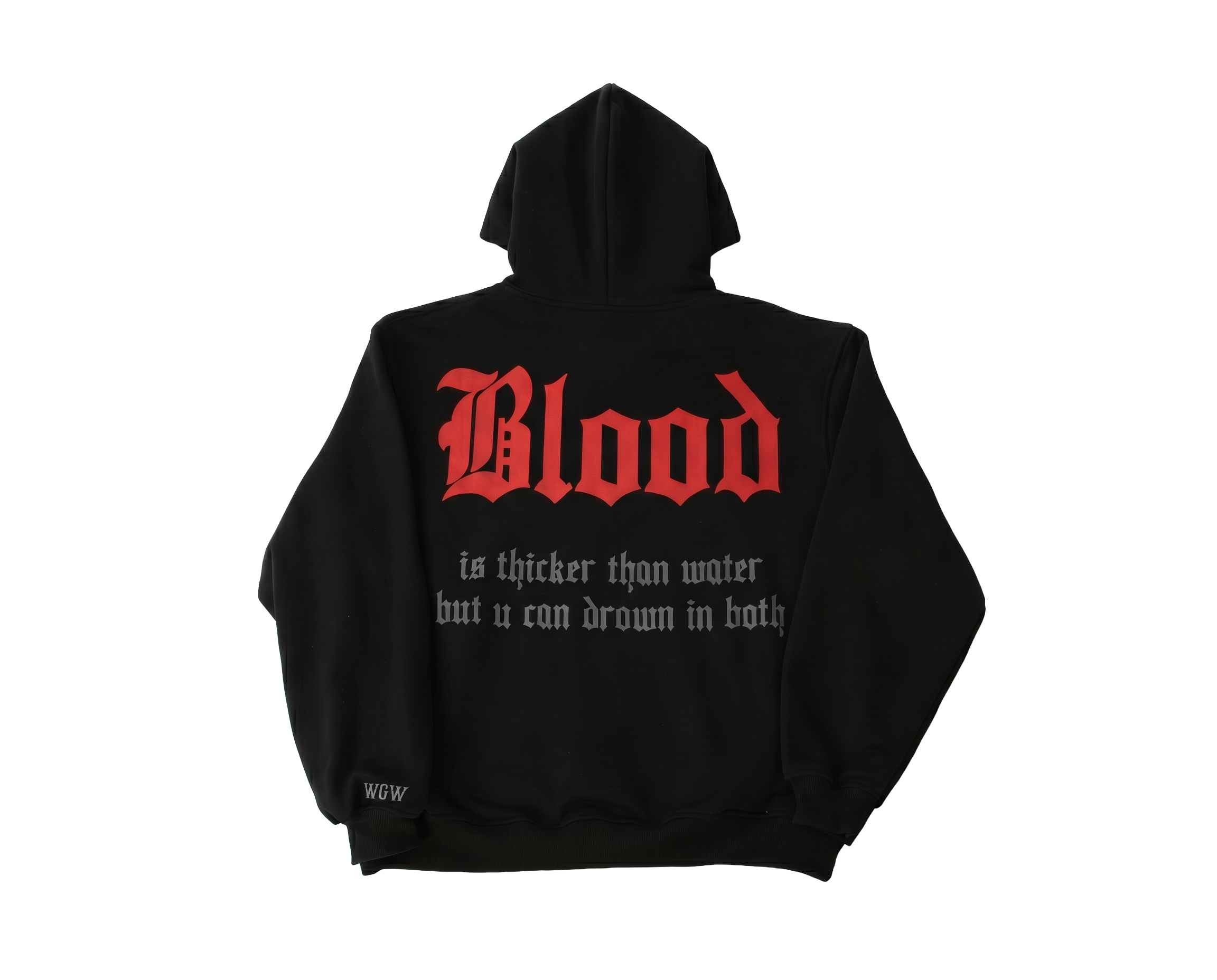 Oversize Hoodie Schwarz „BLOOD“